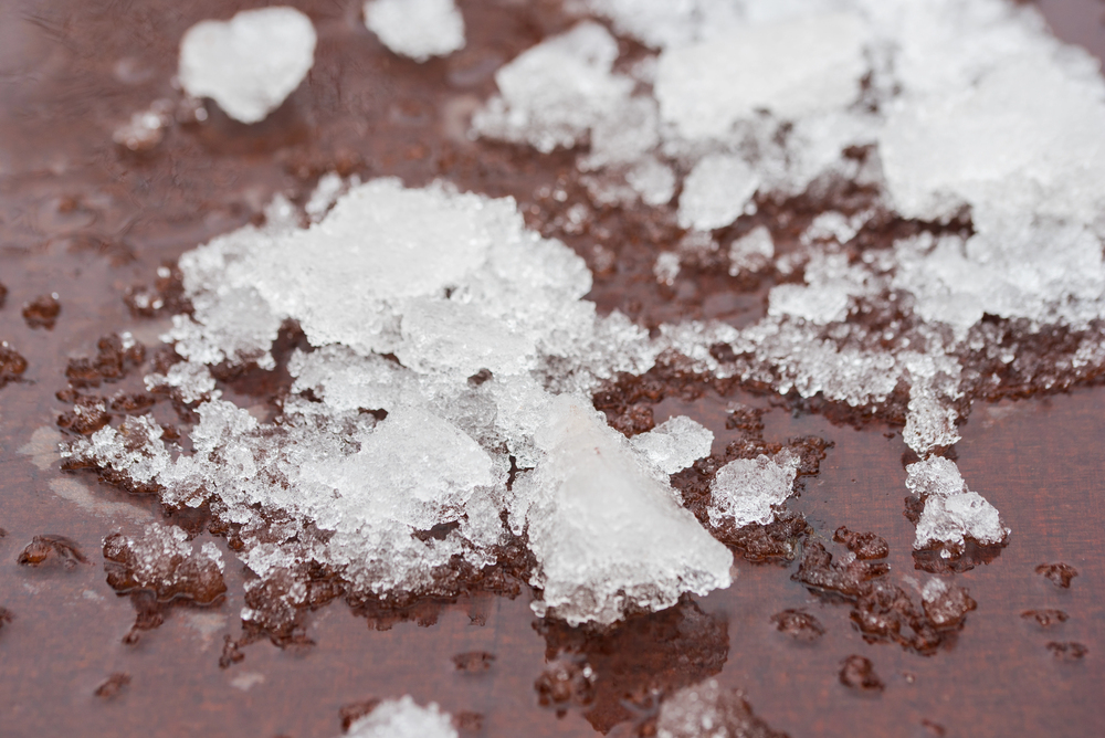 ice used in cold water therapy for depression