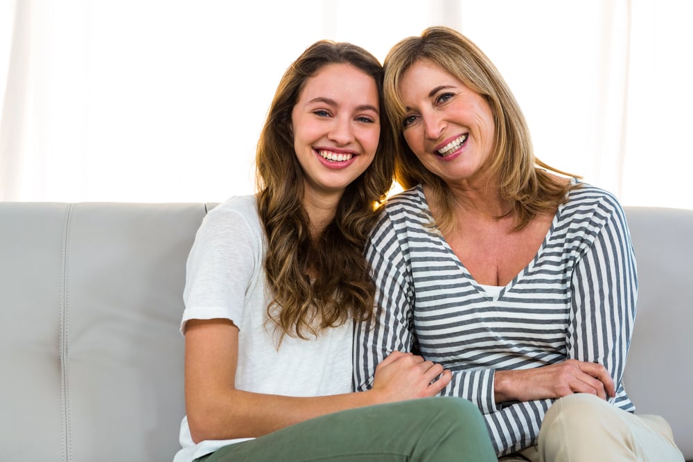 teen helping a parent with depression