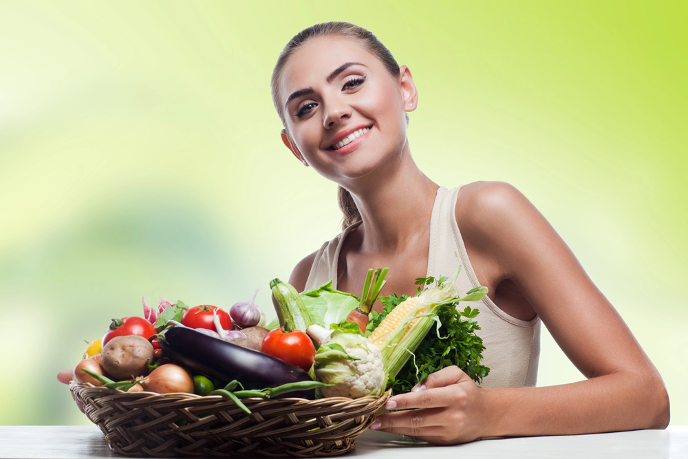 girl taking advantage of nutritious food to help in recovery