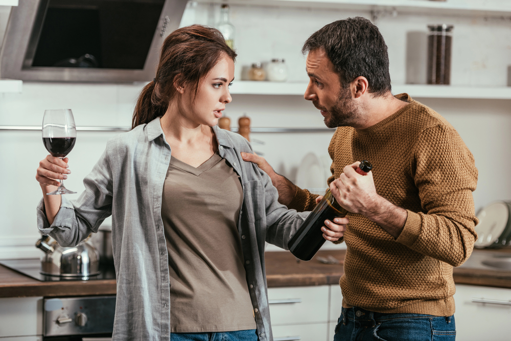 wife getting man as his husband is quitting cold turkey