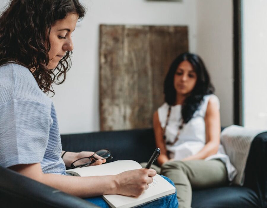 therapy session for trauma